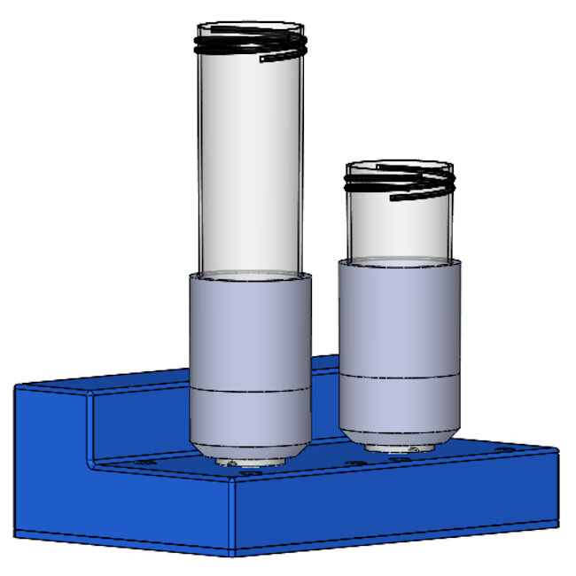 SpinVessel® for two - 50ml Conical Bottom Vessels