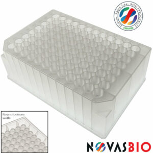 96-well Deep Well Plate, Polypropylene, 2.0 mL, Clear, Round Bottom, Round Wells
