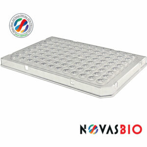 Hard shell 96-well PCR plate, 0.1ml Semi-skirted, Low Profile, Clear frame, Clear wells