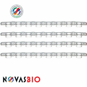 Optically Clear Flat 8-Strip Cap, for qPCR