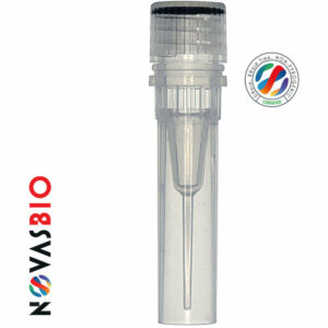 0.5ml Extended Self Standing Clear Tube Cap, Clear Cap, Sterile, Assembled - 0.5ml Extended Self Standing Clear Tube Cap, Clear Cap, Sterile, Assembled - Case