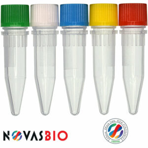 1.5ml Conical Screw Cap Tube, Clear, with Yellow Screw Cap, Non-Sterile, Unassembled - 1.5ml Conical Bottom, Screw Cap Tube, Clear, Yellow Caps, Non-Sterile, Unassembled