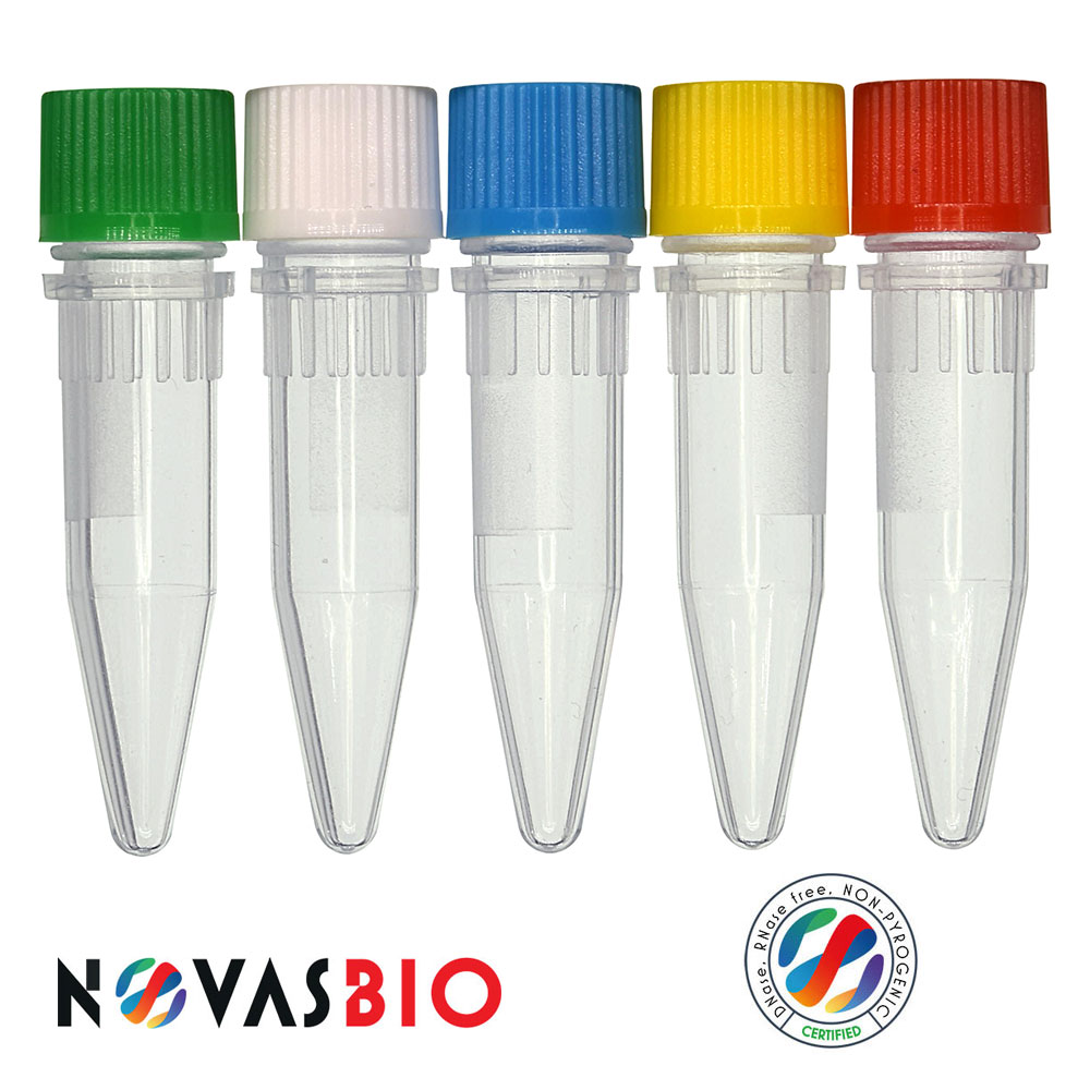 1.5ml Conical Bottom Amber Tube, Brown Cap, Non-Sterile, Unassembled