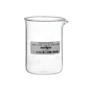 67mm x 25mm, Wash-Off Labels, 750/pack