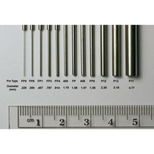 0.457 mm Diameter Tube Style Floating Pin with Blunt tip, 17 mm exposed