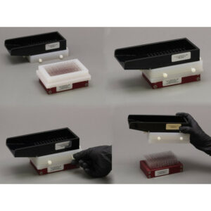 Aluminum Heat Block Insert with Eddy Current Defeating Design, 96 Wells 8.6 mm Diameter 21.7 mm Deep, SLAS Footprint