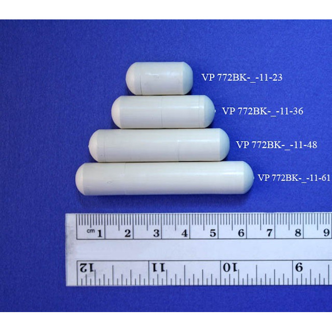 PEEK encapsulated SmCo Stir Bars for Bottles, 11.5 mm Diameter x 48.2 mm Length, Autoclavable