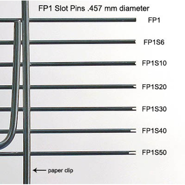 0.457 mm Diameter Tube Style Floating Pin with Blunt tip, 17 mm exposed