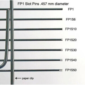 0.457 mm Diameter Tube Style Floating Pin with 50 nl Slot tip, 12 mm exposed