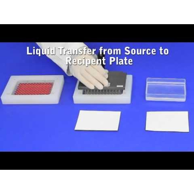 Alignment Jig for Registering Multi-Blot Replicators to 96 and 384 Well "Midi" Microplates