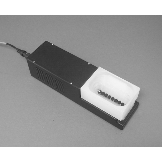 Polypropylene Suspension Reservoir for 8 Pipet Tips, 1 Direct Drive Sealed Bearing Aluminum Bubble Paddle, for Magnetic Beads Dispensing, Max Capacity 125 ml, Mates to a VP 766-5A