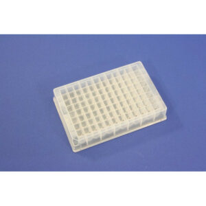 Aluminum Heat Block Insert for AbGene 96 Deep Well Microplates #AB-1127, for Efficient Heat Transfer, SLAS Footprint, Designed to be used with any VP 741 or VP 743 Series Heat Block