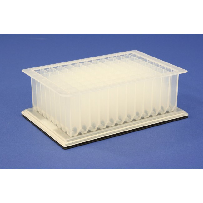 Aluminum Heat Block Insert for AbGene 96 Deep Well Microplates #AB-0661, Consists of Sculpted Bottom to Conform to Plate Bottom Only, for Efficient Heat Transfer, SLAS Footprint, Designed to be used with any VP 741 or VP 743 Series Heat Block