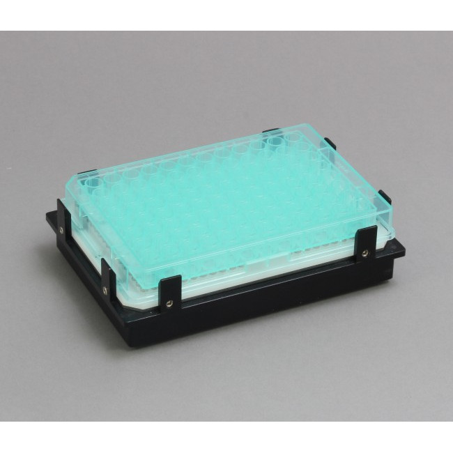 Magnetic Separation Plate for 96 Well Flat Bottom Microplates Only, 329 Magnetic (52 MGO) Cylinders, White Polycarbonate Frame, Includes Registration Base