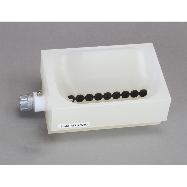 Polypropylene Suspension Reservoir for 8 Pipet Tips, 1 Direct Drive Sealed Bearing Aluminum Bubble Paddle, for Magnetic Beads Dispensing, Max Capacity 125 ml, Mates to a VP 766-5A