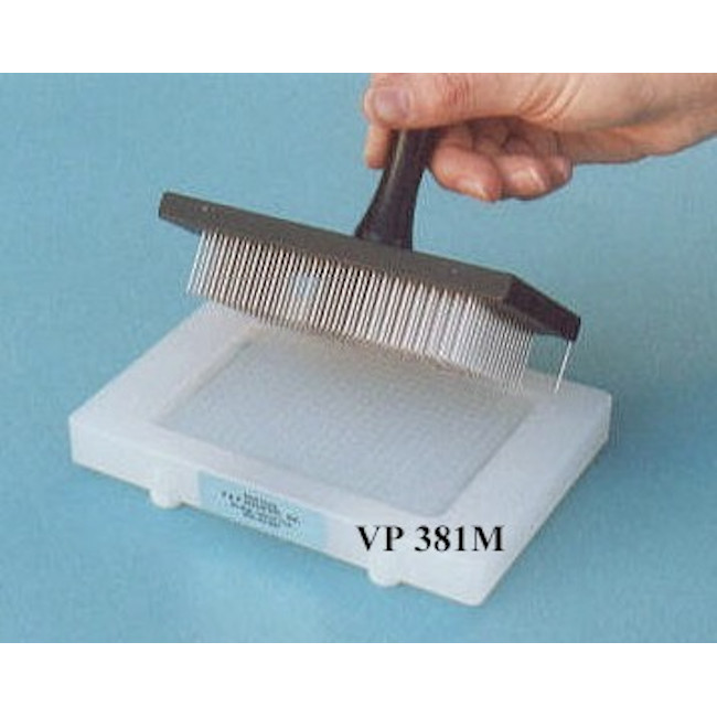 Alignment Jig for Registering Multi-Blot Replicators to 96 and 384 Well "Midi" Microplates