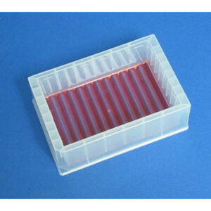 Molded Polypropylene Reservoir, V Bottom, High Profile 44 mm Tall, 290 ml Max Capacity, SLAS Footprint
