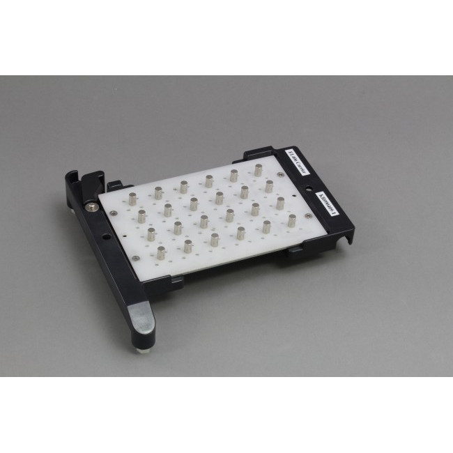 Magnetic Separation Plate for 96 Well Microplates, Standard or Deep Well, Round or V Bottom, 24 Magnetic (52 MGO) Cylinders, No Registration Base