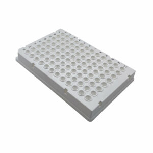 Hard Shell 96-well 0.1ml PCR Plates, Low Profile, Skirted, White frame, White wells