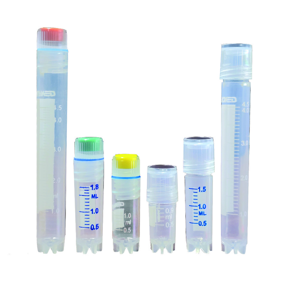 5.0ml Cryogenic Vial, External Thread, Graduated, Sterile, 10 x 25 Tubes/Pack, 5 Packs/Case